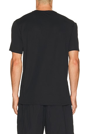 Nike Miler Dri-Fit UV Short-Sleeve Running Top in Black