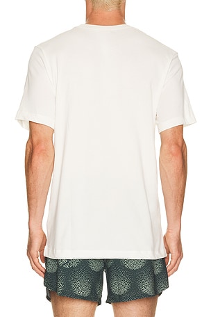 Nike Dri-Fit Running T-Shirt in Cream