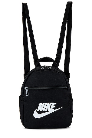 Nike Mini Backpack in Black Black White REVOLVE