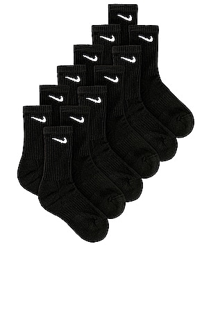 6 Pack Everyday Cushioned Training Crew Socks Nike