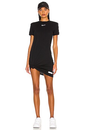 Nike NSW icon Clash Dress in Black REVOLVE