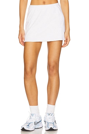 Mid-Rise French Terry Mini Skort Nike