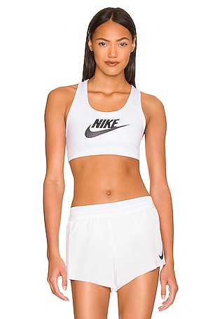 Nike Alate All U Light Support Sports Bra in Black, Black, & White