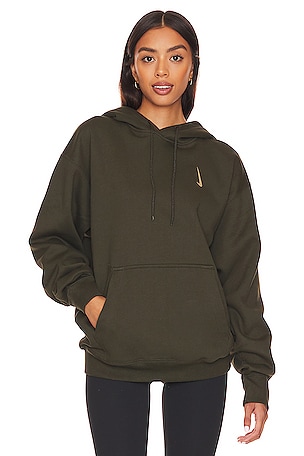 Nike x Billie Eilish Hoodie in Sequoia & Mushroom | REVOLVE