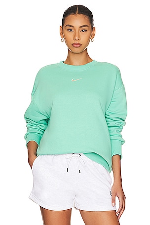 Mint Green Nike Sweatshirt Mint Nike Crewneck NSW Oversized
