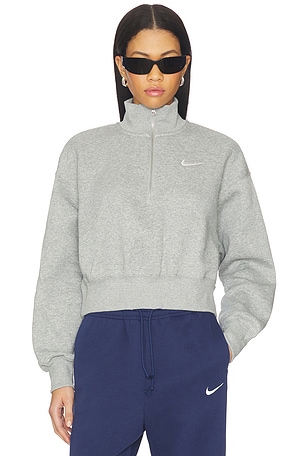 1/2 Zip Cropped Sweatshirt Nike