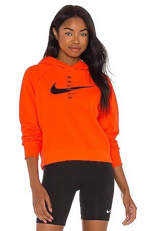 total orange nike hoodie