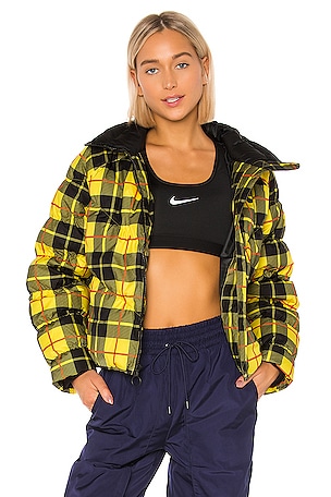 Nike plaid jacket best sale