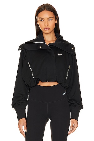 Nike cropped track jacket on sale