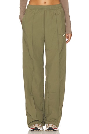 Everythings Woven Mid Rise Open Hem Pant Nike