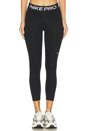 Mid Rise Crop Mesh Panel Legging Nike