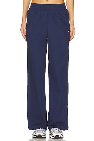 Chill Poplin High Waisted Open Hem Pant Nike