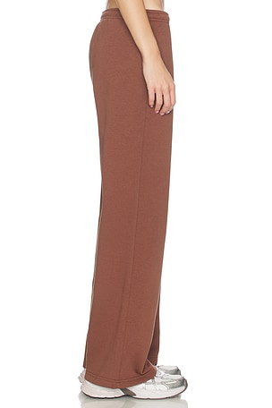 Nike Novelty Fleece Straight Leg Pant in Brown
