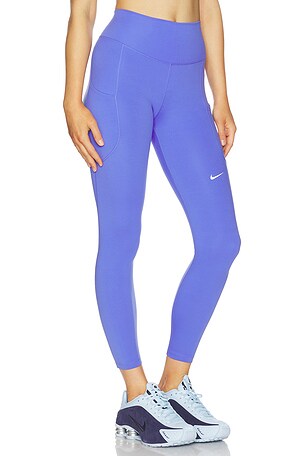 Nike High Waisted 7/8 Leggings in Royal