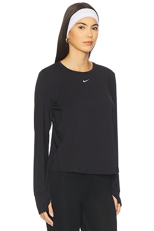 Nike One Classic Dri-fit Long Sleeve Top in Black