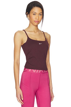 Nike Dri Fit Tank Top in Burgundy