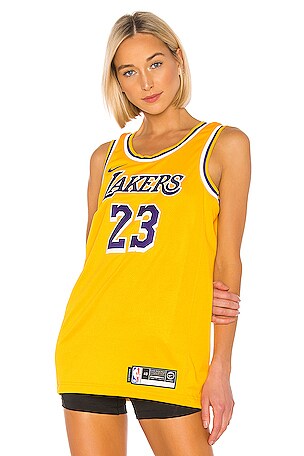 Nike Lakers Jersey in Yellow REVOLVE