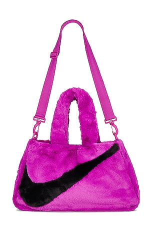 Nike Faux Fur Tote Bag 'Vivid Purple-Black' [DQ5804-551] hotsell