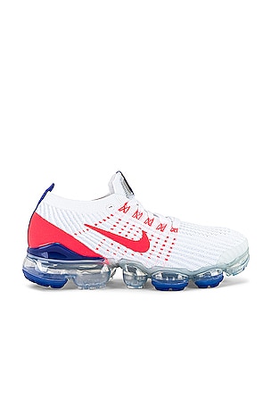 Nike AIR VAPORMAX FLYKNIT 3 NA White Flash Crimson Astronomy Blue REVOLVE