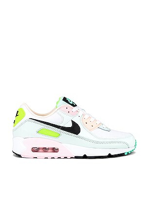 nike air max 90 white black volt