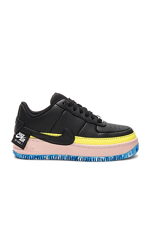 Nike Women s AF1 Jester XX SE in Black Sonic Yellow Arctic Orange REVOLVE