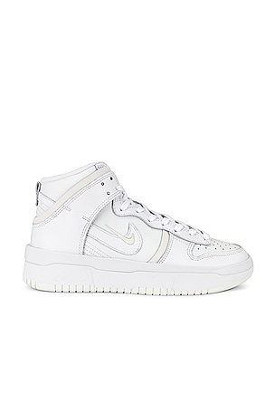 Nike Dunk Hi Rebel Sneaker in Summit White, White, Sail