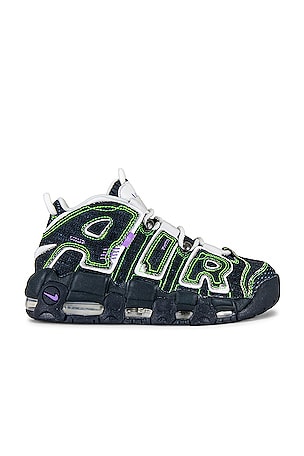 Nike Air More Uptempo Sneaker in Dark Obsidian Summit White Space Purple REVOLVE