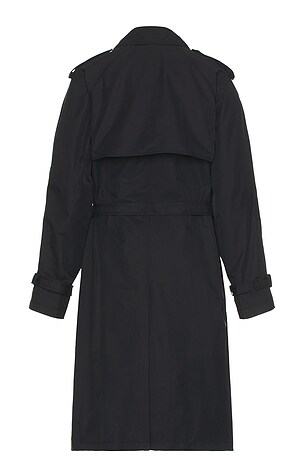 NILI LOTAN Kieran Trench Coat in Black