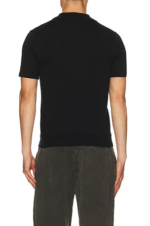 NILI LOTAN Bryce Polo Sweater in Navy