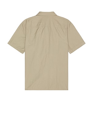 NILI LOTAN Alvaro Shirt in Taupe