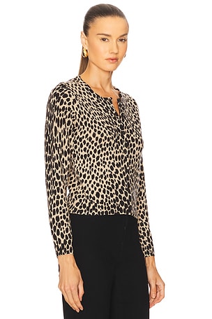 NILI LOTAN Keelah Cardigan in Beige