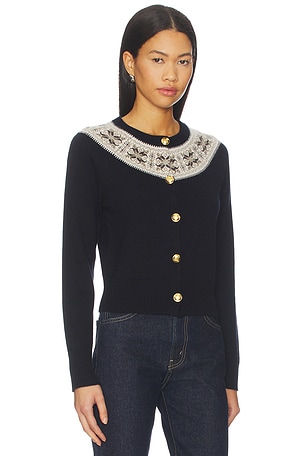 NILI LOTAN Josefa Cardigan in Navy
