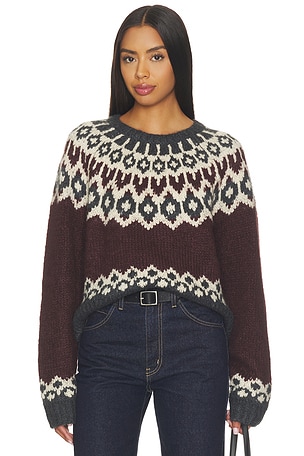 Isaline Fair Isle Sweater NILI LOTAN