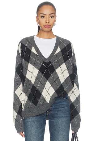 Feron Argyle Sweater NILI LOTAN