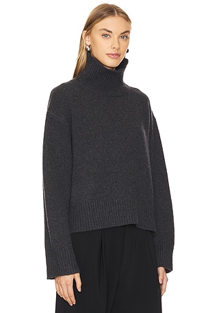 NILI LOTAN Omaira Sweater in Charcoal