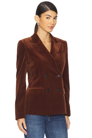 NILI LOTAN Veda Jacket in Brown. Size 8. Also