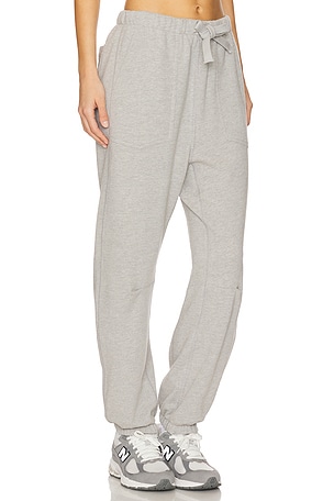 NILI LOTAN Dulce Sweatpant in Light Grey