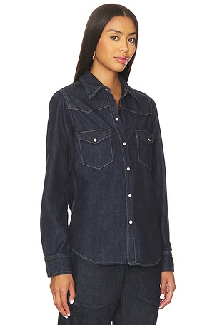 NILI LOTAN Travis Shirt in Blue