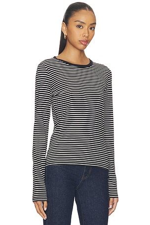 NILI LOTAN Simone Tee in Black,White