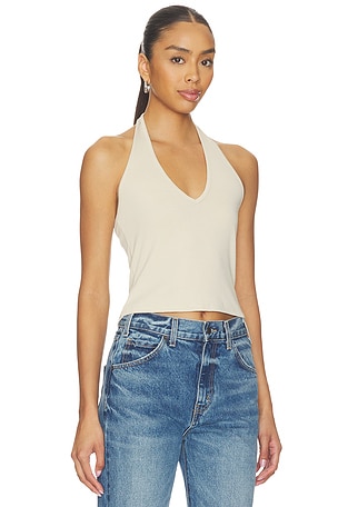Nili loCanela top halter britt en color Beige