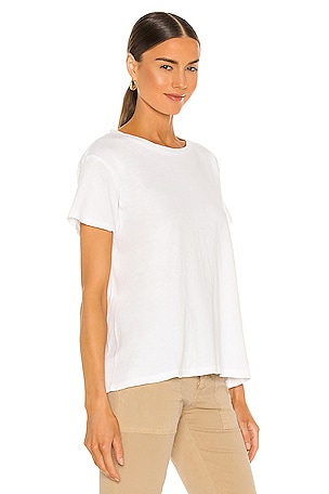 NILI LOTAN Brady Tee in White. Size XS. Also