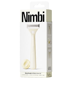 Nimbi Body Sculpt System Body Razor Set in Cream