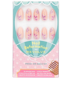 UNHAS POSTIÇAS BERRY BLOSSOM PRESS ON NAILS Nail Reformation