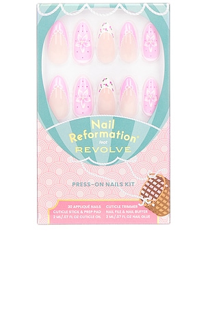 UNHAS POSTIÇAS PINK CUSHION PRESS ON NAILS Nail Reformation