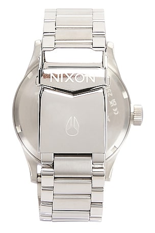 Nixon Sentry Stainless Steel Watch in Metallic Silver