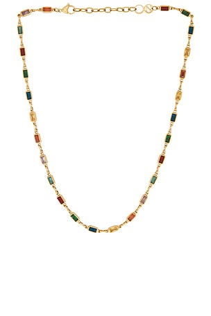 Rectangle Tennis Necklace Nialaya