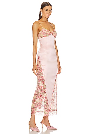 Nana Jacqueline Eva Silk Dress in Pink