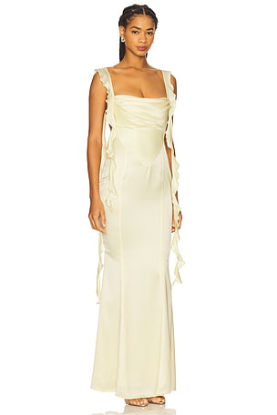 Nana Jacqueline Caroline Dress in Yellow