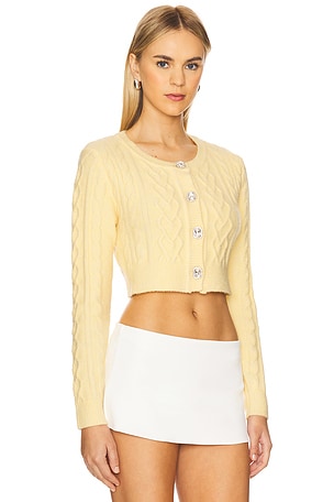 Nana Jacqueline Evie Cardigan in Yellow