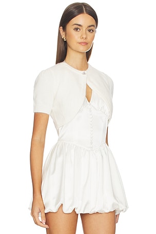 Nana Jacqueline Mirabelle Knitted Cardigan in White. Size M. Also